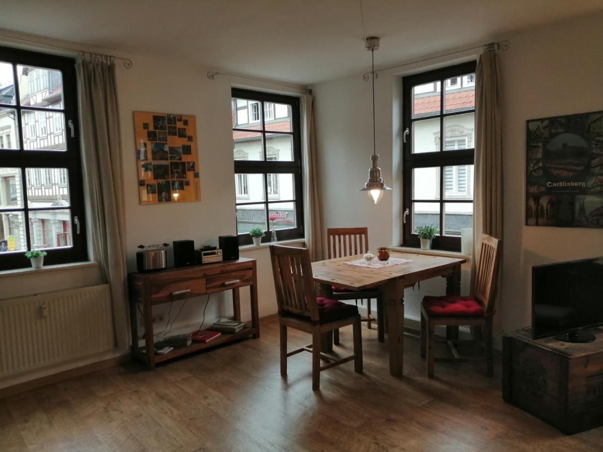 Ferienwohnungen Marktstrasse 15 Quedlinburg Exteriör bild