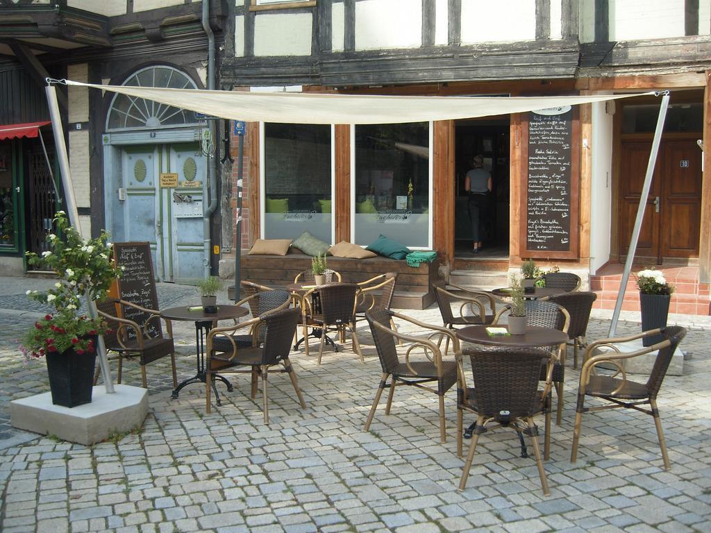 Ferienwohnungen Marktstrasse 15 Quedlinburg Exteriör bild