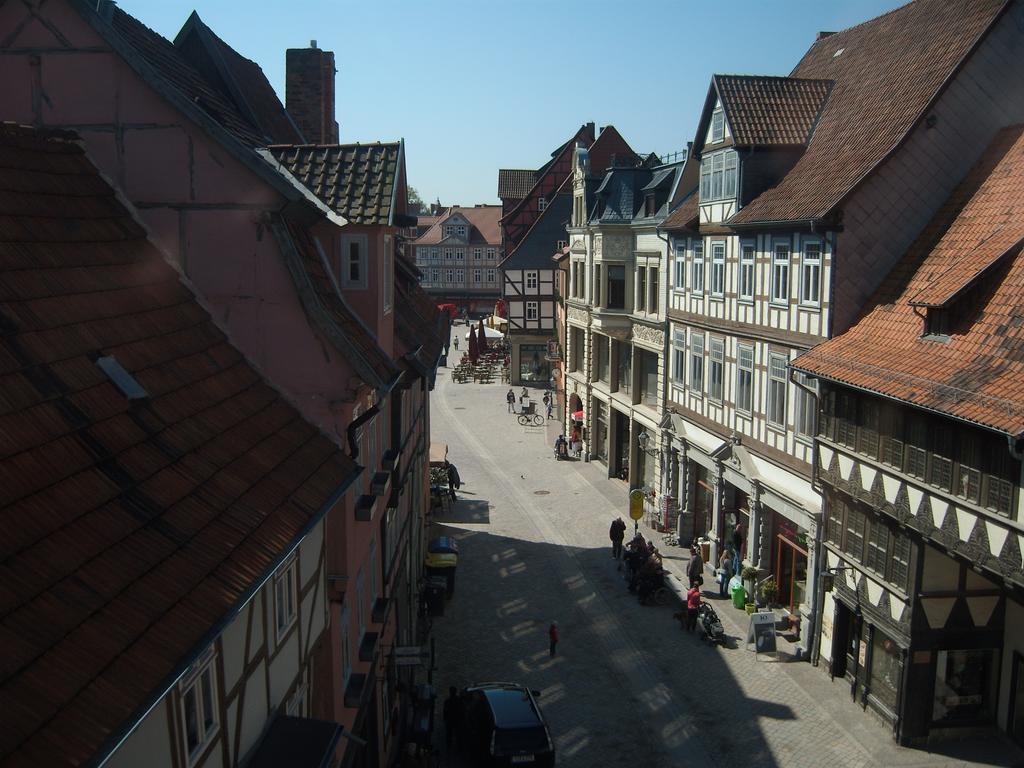 Ferienwohnungen Marktstrasse 15 Quedlinburg Exteriör bild