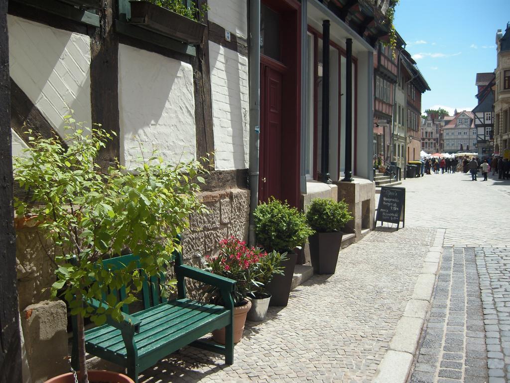 Ferienwohnungen Marktstrasse 15 Quedlinburg Exteriör bild