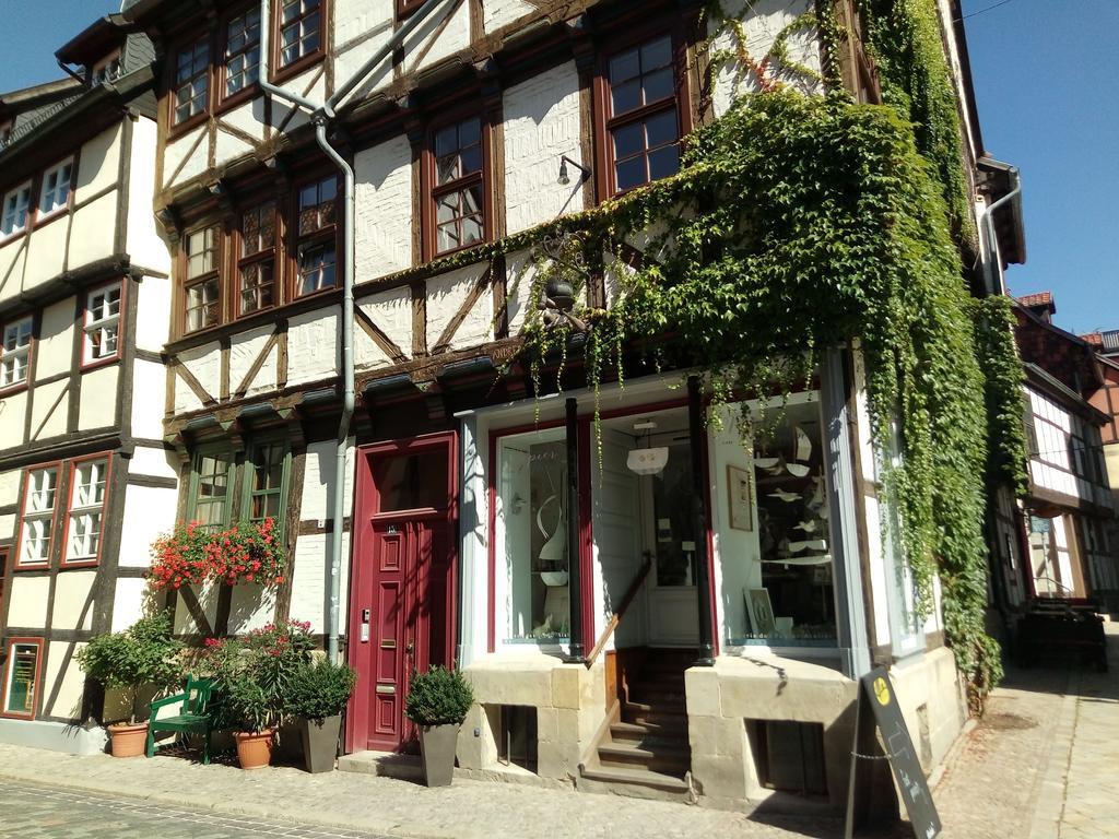Ferienwohnungen Marktstrasse 15 Quedlinburg Exteriör bild